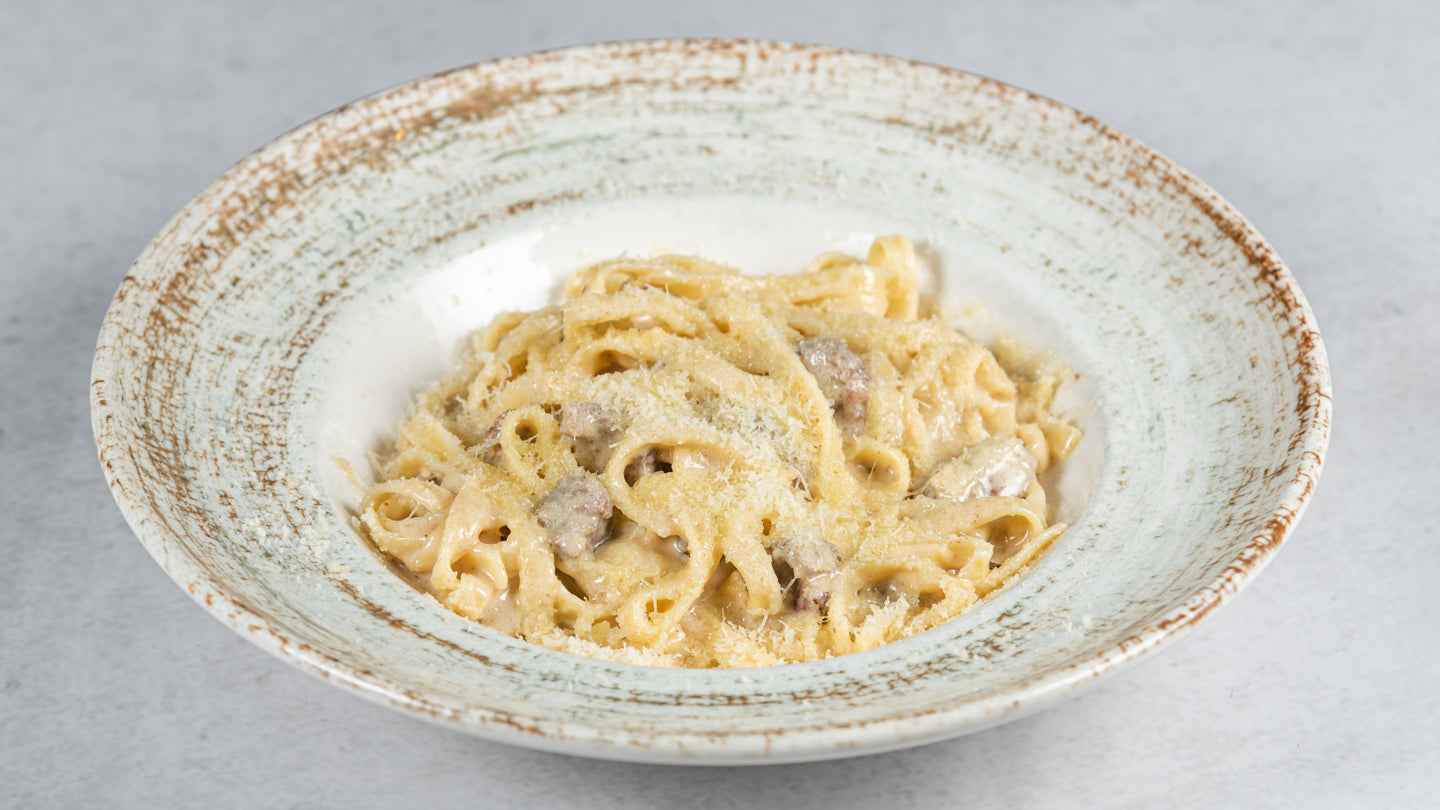 TALJATELE SA BIFTEKOM I SUŠENIM PARADAJZOM